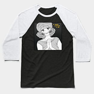 Lady in The Radiator Baseball T-Shirt